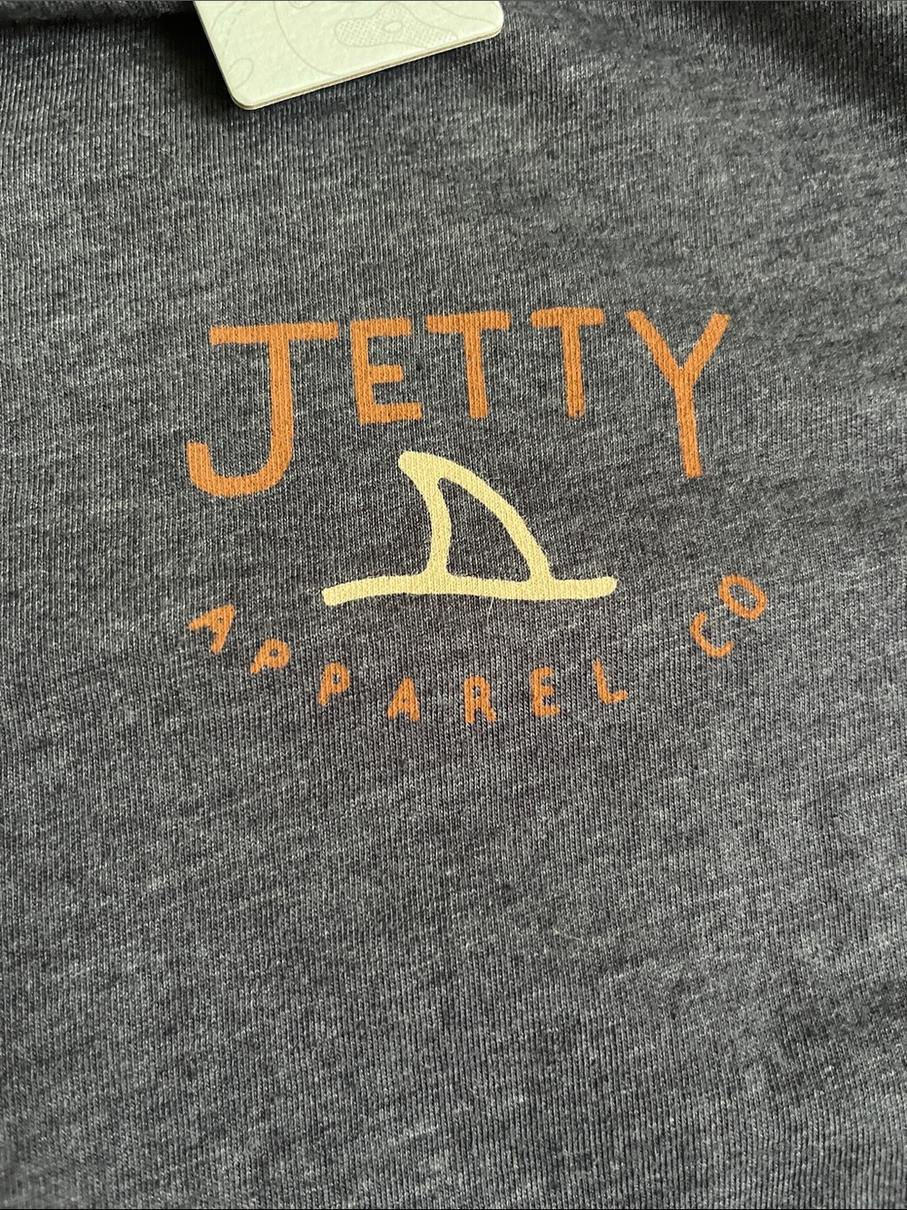 🌊Jetty Men's Short Sleeve Crew Tee in Heather Navy